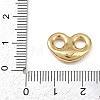 Brass Micro Pave Clear Cubic Zirconia Links Connector Charms LS-KK-K413-06G-3