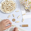 30Pcs Natural Wood Buttons FIND-GF0009-92B-3