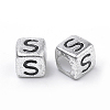 Plated Acrylic Beads X-PB43C9308-S-2