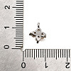Brass Micro Pave Cubic Zirconia Pendants KK-D356-07I-P-3