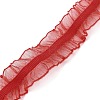Chinlon Elastic Pleated Lace Trim EW-WH0013-39C-1