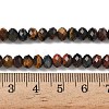 Three Color Natural Tiger Eye Bead Strands G-D344-A20-01-6