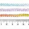 Transparent Painted Glass Beads Strands DGLA-A034-T4mm-A12-3