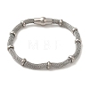 304 Stainless Steel Bracelets BJEW-C078-04P-1