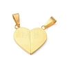 Ion Plating(IP) 304 Stainless Steel Split Pendants STAS-E195-03G-2