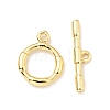 Brass Toggle Clasps KK-G416-28G-1