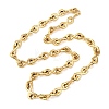 304 Stainless Steel Infinity Link Chain Necklaces for Women Men NJEW-F363-04G-4