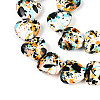 Spray Painted Synthetic Turquoise Beads Strands G-N352-28A-05-3