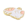 Cute Animal Alloy Enamel Pendants ENAM-U002-03D-KCG-2