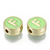 Alloy Enamel Beads LS-ENAM-S122-028F-NR-2