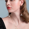 20Pcs 2 Colors Alloy Crystal Rhinestone Pendants ALRI-YW0001-35-6