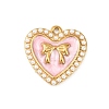 304 Stainless Steel Enamel Pendants STAS-P430-05G-02-1