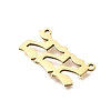 304 Stainless Steel Pendants STAS-D382-04B-G-2