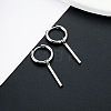 304 Stainless Steel Hoop Earrings FS-WG93B8B-11-1