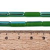 Electroplate Imitation Jade Glass Beads Strands EGLA-Q132-02A-D05-4