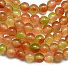 Natural Malaysia Jade Beads Strands G-L645-C01-4mm-25-4