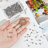Beebeecraft 304 Stainless Steel Ball Post Stud Earring Findings STAS-BBC0004-75A-3