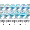 Synthetic Moonstone Beads Strands G-P528-J03-17-4