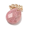 Natural Rhodonite Pendants G-K422-02KCG-04-2