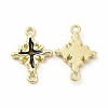 Rack Plating Alloy Enamel Connector Charms LS-FIND-G051-02LG-02-1