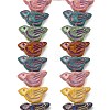 Painted Glass Beads Strands GLAA-Z021-19A-1