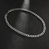 201 Stainless Steel Curb Chain Necklaces for Men NJEW-Q336-07A-P-3
