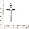 316 Surgical Stainless Steel Big Pendants STAS-A123-16AS-3