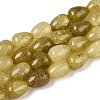 Baking Paint Crackle Glass Beads Strands DGLA-N019-03A-07-1
