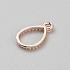 Alloy Open Back Bezel Pendants FIND-WH0152-473T-RG-2