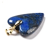 Natural Lapis Lazuli Pendants X-G-E570-01G-09-3