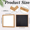 4Pcs Plywood Money Box Photo Frames ODIS-WA0001-16B-2