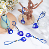 6Pcs 3 Styles Handmade Lampwork Evil Eye Car Rearview Mirror Pendant Decorations HJEW-ME00111-4