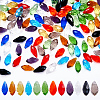 AHADERMAKER 100Pcs 10 Colors Transparent Glass Beads GLAA-GA0001-37-1