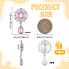 16Pcs Alloy Rhinestone Cabochons ALRI-FG0001-05D-2