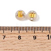 Luminous Transparent Acrylic Beads OACR-P037-01B-E-4