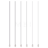 6Pcs 6 Style 304 Stainless Steel Blunt Tip Dispensing Needle with Brass Luer Lock FIND-FG0003-01-1