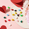20Pcs 10 Colors Brass Enamel Beads KK-TA0008-47-5