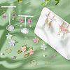 DIY Flower Dangle Earring Making Kits DIY-SC0019-75-5