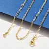 Brass Cable Chains Necklaces for Women NJEW-D302-47G-3