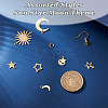 Yilisi DIY Star & Moon & Sun Drop Earring Making Kit DIY-YS0001-36-4