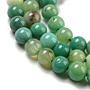 Natural Green Grass Agate Beads Strands G-NH0001-D03-01-4