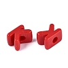 Opaque Acrylic European Beads OACR-M027-01K-01-2