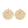 Brass Micro Pave Clear Cubic Zirconia Pendants KK-S356-542-NF-1