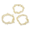 Heated Natural Lemon Quartz Chip Beaded Stretch Bracelets for Women BJEW-D467-01D-4