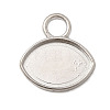 Alloy Pendant Cabochon Settings PALLOY-F318-06P-1