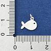 925 Sterling Silver Charms STER-M119-09A-S-3