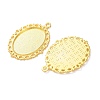 Tibetan Style Oval Alloy Pendant Cabochon Settings LS-TIBEP-Q054-44G-NR-1