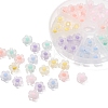 63Pcs 7 Colors Transparent Acrylic Beads TACR-YW0001-42-4
