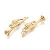 304 Stainless Steel Pendants STAS-T068-42G-2