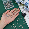 40Pcs 2 Styles 304 Stainless Steel Split Key Rings STAS-CY0001-03-3